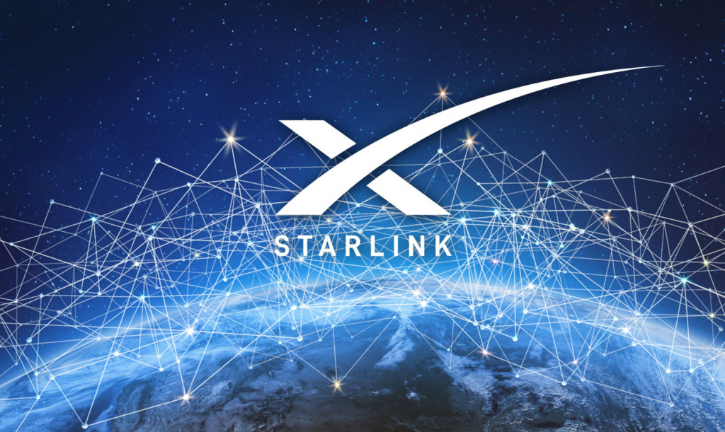 Rede da Starlink, da SpaceX de Elon Musk